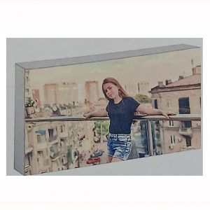 Taco de madera gris 15X20